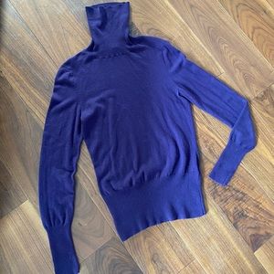 [Banana Republic] Silk Cotton Cashmere Blend Turtleneck Sweater